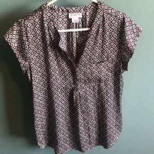 Womens short sleeve liz Claiborne top